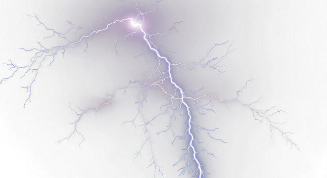 Electric lightning bolt with purple energy Lightning bolt, Lightning, electric lightning bolt strike, lightning bolt strike set. Thunderstorm or light effect on PNG and White Background