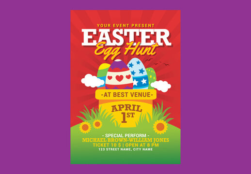 Easter Egg Hunt Flyer