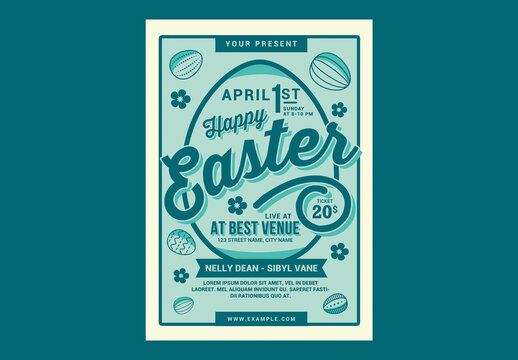 Happy Easter Flyer