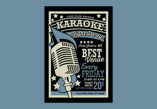 Karaoke Night Flyer