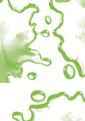 gouttes d'eau colorées sur surface avec éclaboussure © Studioliloug
