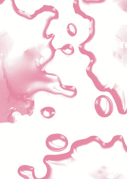 gouttes d'eau color&eacute;es sur surface avec &eacute;claboussure
