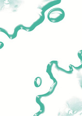 gouttes d'eau colorées sur surface avec éclaboussure © Studioliloug