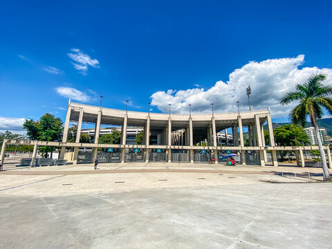Maracana Stadium main entrance - Rio de Janeiro, Brazil