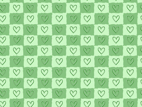 Green Love Pattern 1