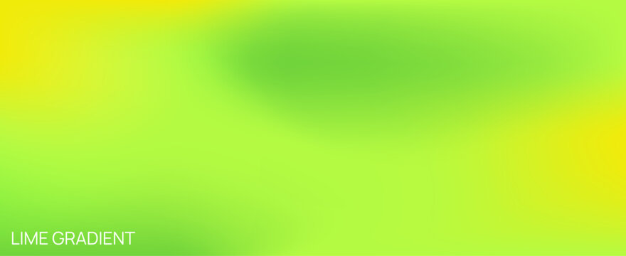 Vibrant green and yellow gradient background with blurry effect. Modern mesh template, neon lime tones backdrop.