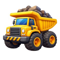 Obraz premium toy truck isolated