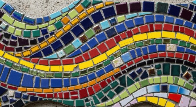 Vibrant Mosaic Collection 868 Gigapixel Art