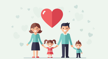 Fototapeta premium International Family Awareness Day highlights the importance of a Donor conception on World Health