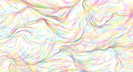 Fototapeta premium Abstract colorful lines flowing and waving background, representing concepts and feelings.