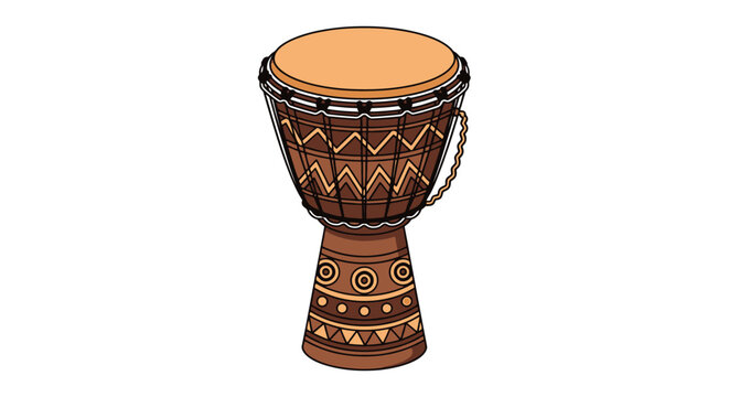 Djembe Drum Illustration