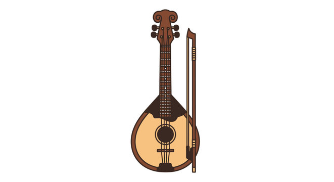 Mandolin Instrument Illustration Stringed Musical Tool