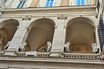 Fototapeta premium Roma, il Palazzo Mattei di Giove, Lazio, Italia