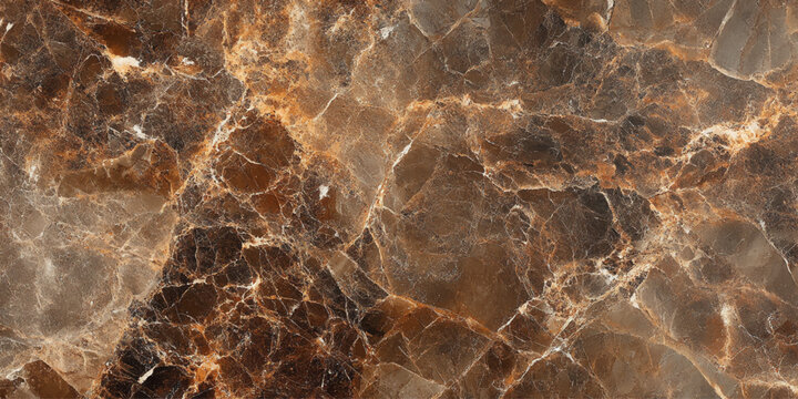Dark Brown Marble Texture with Golden Veins. Premium Brown Marble Texture for Wall and Floor Design