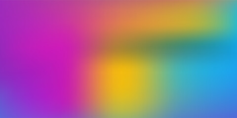 Obraz premium Vibrant Holographic Liquid Mesh Gradient Background with Magenta and Blue