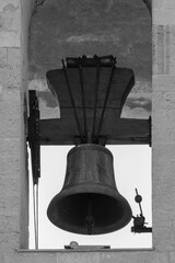 Obraz premium Church bell mechanism detail, Abbey of Saint-Victor, Marseille