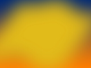 Top view abstract blurred blue yellow orange color background texture design blank for text. Web background idea or illustration graphic, copy space, gradiant backdrop