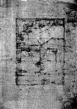 Large vector grungy grid texture with a transparent background