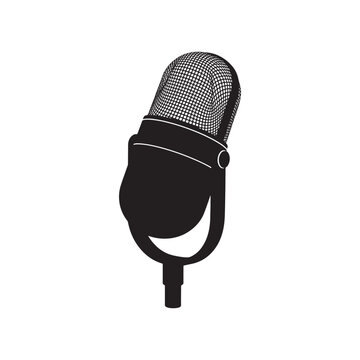 Black and white of a megaphone with mesh pattern communication tool