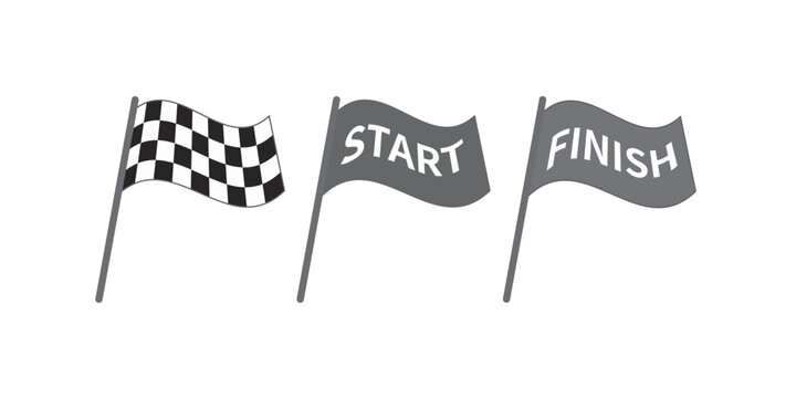 set of raing flag