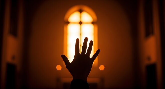 Holy week christianity a silhouette of prayer and reflection during passiontide observance