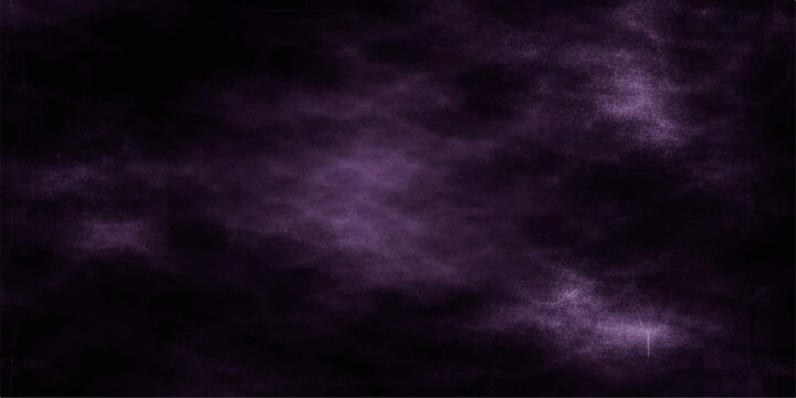 Abstract dark blue background featuring moody storm clouds and swirling smoke textures with a hint of lightning under a deep night sky