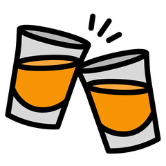 shot glass toast icon © ferdizzimo