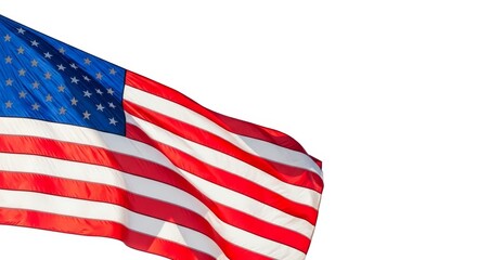 Obraz premium Waving american flag a symbol of freedom and national pride representing the united states of america