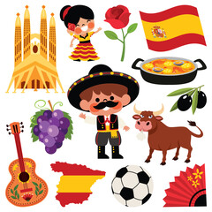 Spain Culture And Lifestyle Elements © yusufdemirci