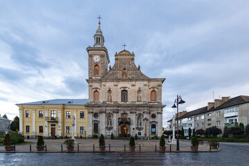 Fototapeta premium Assumption of the Blessed Virgin Mary Church in Zolochiv baroque architecture