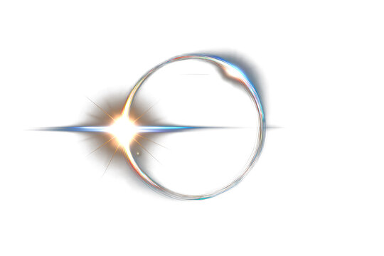 PNG Eclipse light cosmic celestial phenomenon.