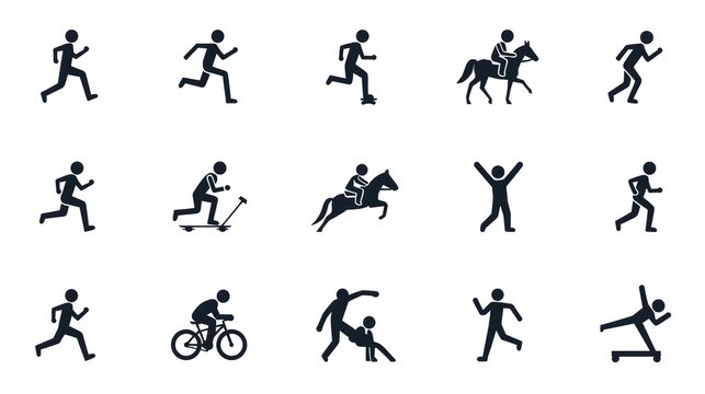 Powerpoint Pictogram Exercise Exercise Pictograms Images – Browse 104,051 Stock Photos, Vectors, and ...