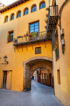 Valldigna Gate in the old town of the city of Valencia, Spain