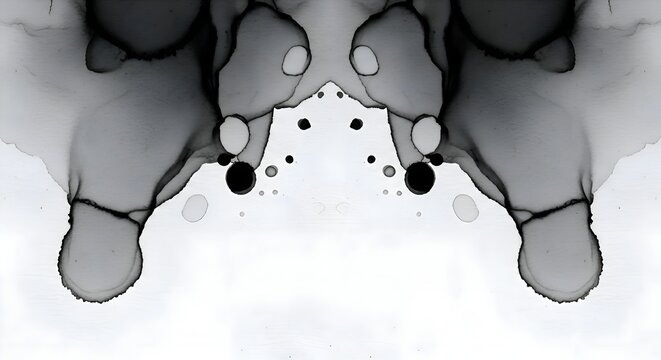 Symmetrical Abstract Inkblot