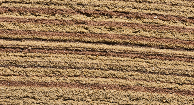 tekstur pasir alam dengan pola garis bergelombang warna kuning keemasan dan coklat kemerahan