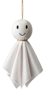 teru teru bozu weather doll isolated on a transparent background.