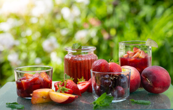 Jams in  jars 