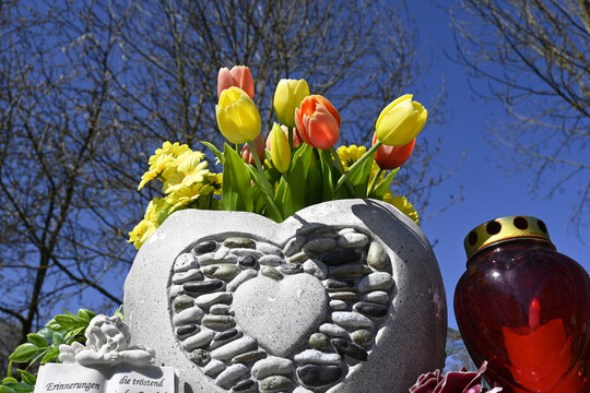 friedhof, grabdekoration