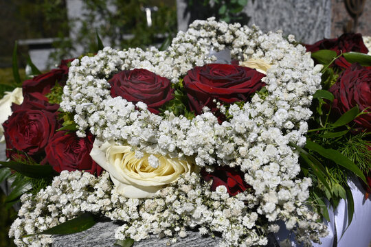 friedhof, grabdekoration