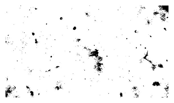 Minimalist distressed grunge texture with sparse ink splatters and vintage grit