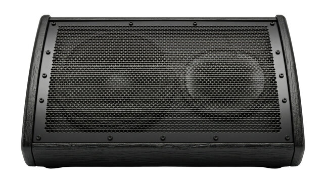 Professional stage monitor speaker with metal grille