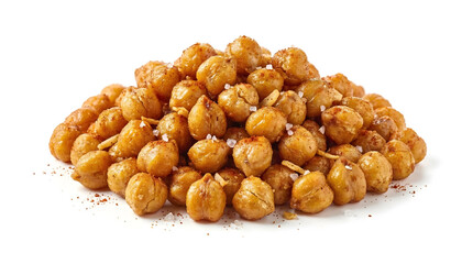 Fototapeta premium Roasted chickpeas seasoned with herbs and spices