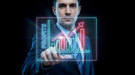 Cost Benefit Analysis Concept – Balancing Low Costs and High Profits in Business Strategy