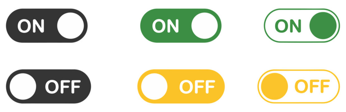 toggle switch icon on off button