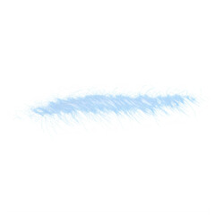Fototapeta premium Blue wavy watercolor brush stroke with subtle texture
