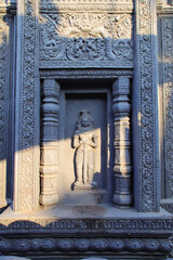 Naklejka premium buddhist temple in siem reap in cambodia 