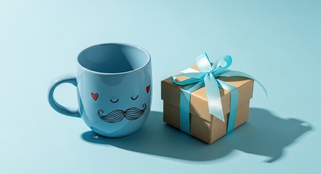 A gift and a mug celebrating a special occasion with thoughtful presents