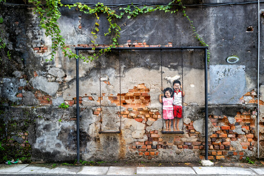 Popular Streetart in Georgetoen, Penang, Malaysia