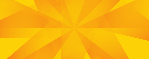 Modern Orange and Yellow Abstract Background with Dynamic Geometric Gradient Shapes, Bright Energy Header Design, Vibrant Minimalist Vector for Corporate Presentation, Web Banner, and Tech Poster. © Hanofa Febriyanti