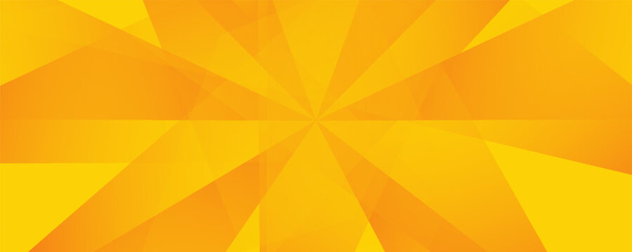 Modern Orange and Yellow Abstract Background with Dynamic Geometric Gradient Shapes, Bright Energy Header Design, Vibrant Minimalist Vector for Corporate Presentation, Web Banner, and Tech Poster.